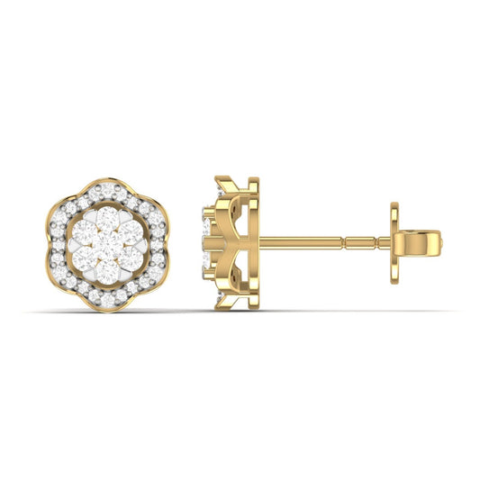 Surie Diamond Studs in 18K Gold