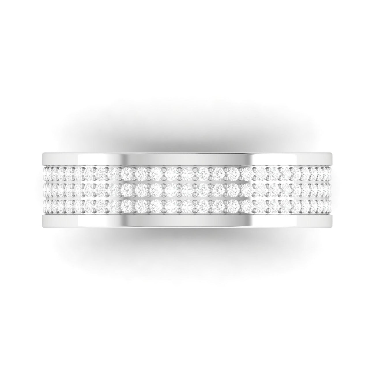 Alexx Diamond Band in 18K Gold